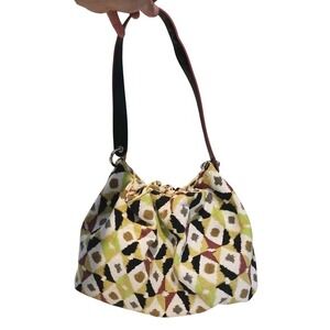 Stephanie Johnson Multi-Color Single handle Shoulder Bag ‎ Canvas Tote Boho Bag